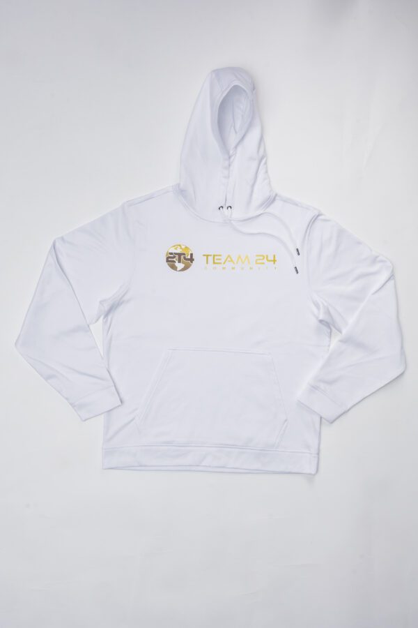 Team 24 Community Logo Hoodie White