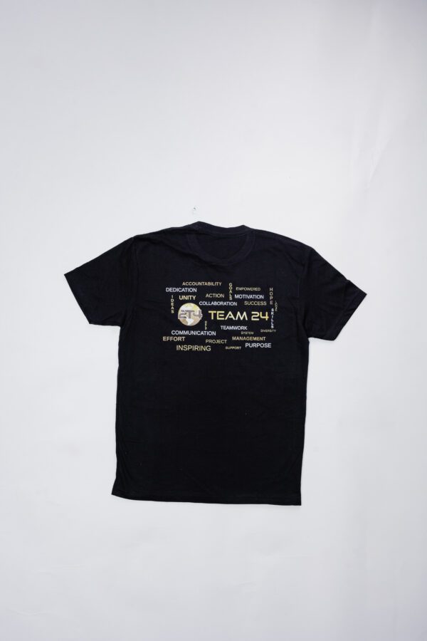 Word Collage T-Shirt Black